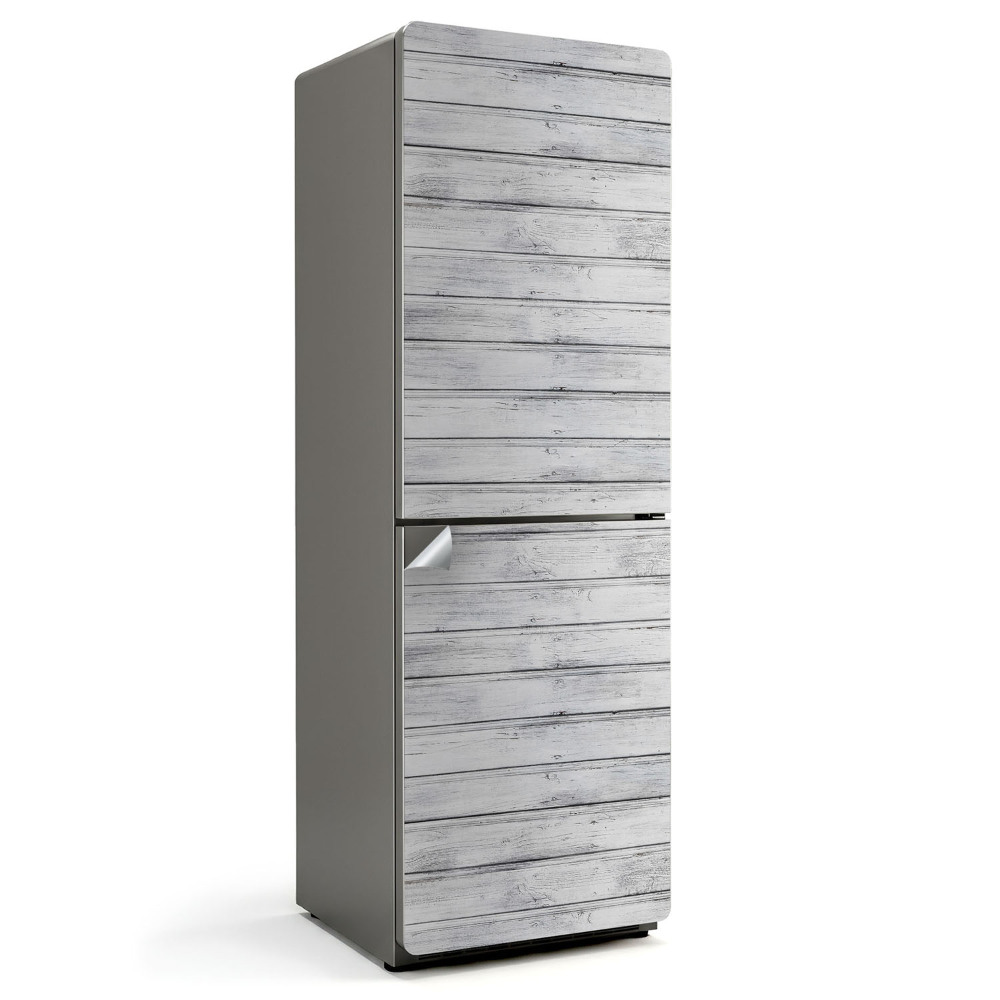 Naklejka na lodówkę Deski drewniane w poziomie