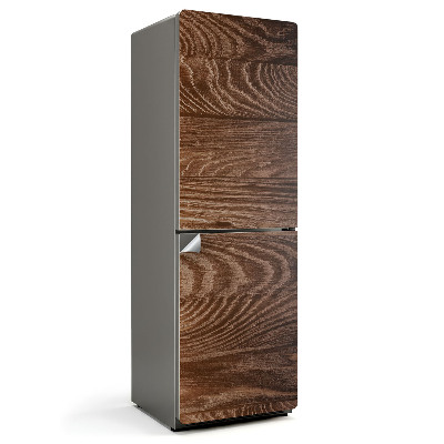 Nalepka na lodówkę Tekstura drewna z falami