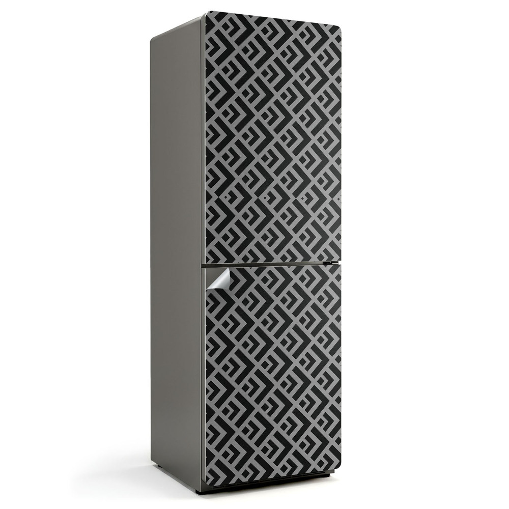 Nalepka na lodówkę Geometryczny wzór rąbów