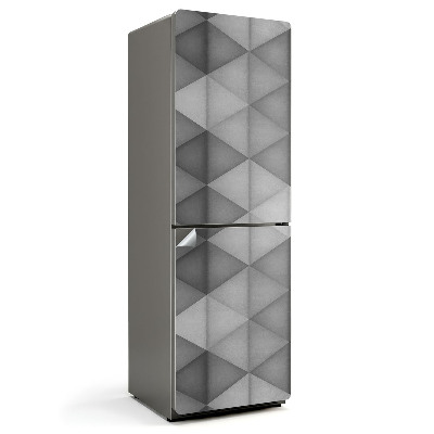 Okleina na lodówkę Wzór trójwymiarowych trójkątów