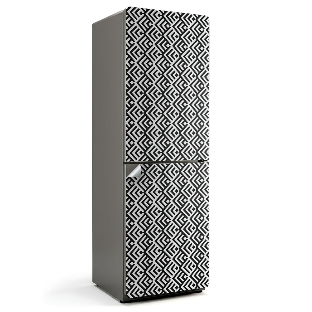 Okleina na lodówkę Geometria w zygzaki