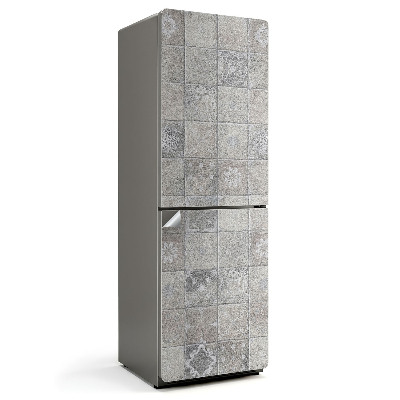 Nalepka na lodówkę Wzór dekoracyjnych płytek