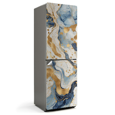 Nalepka na lodówkę Abstrakcyjny wzór płynów