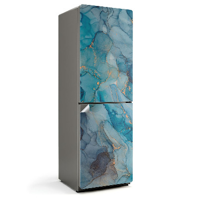 Naklejka na lodówkę Abstrakcyjne fale i plamy