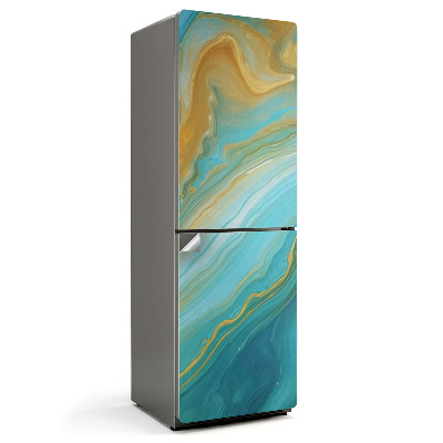 Okleina na lodówkę Abstrakcyjne fale kolorów