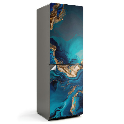 Nalepka na lodówkę Abstrakcyjne fale i plamy