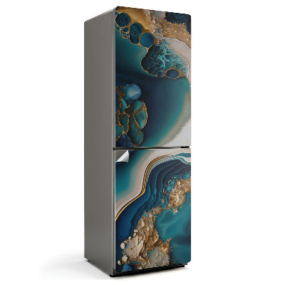 Okleina na lodówkę Abstrakcyjne fale i struktury