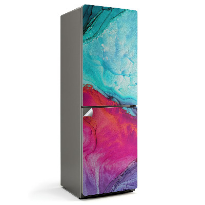 Naklejka na lodówkę Abstrakcyjny wzór płynów