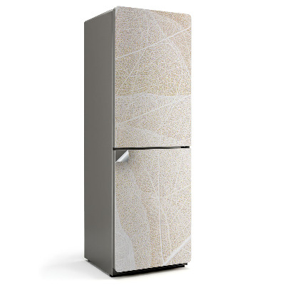 Naklejka na lodówkę Zbliżenie żyłek liścia