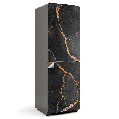 Okleina na lodówkę Wzór marmurowy z żyłami