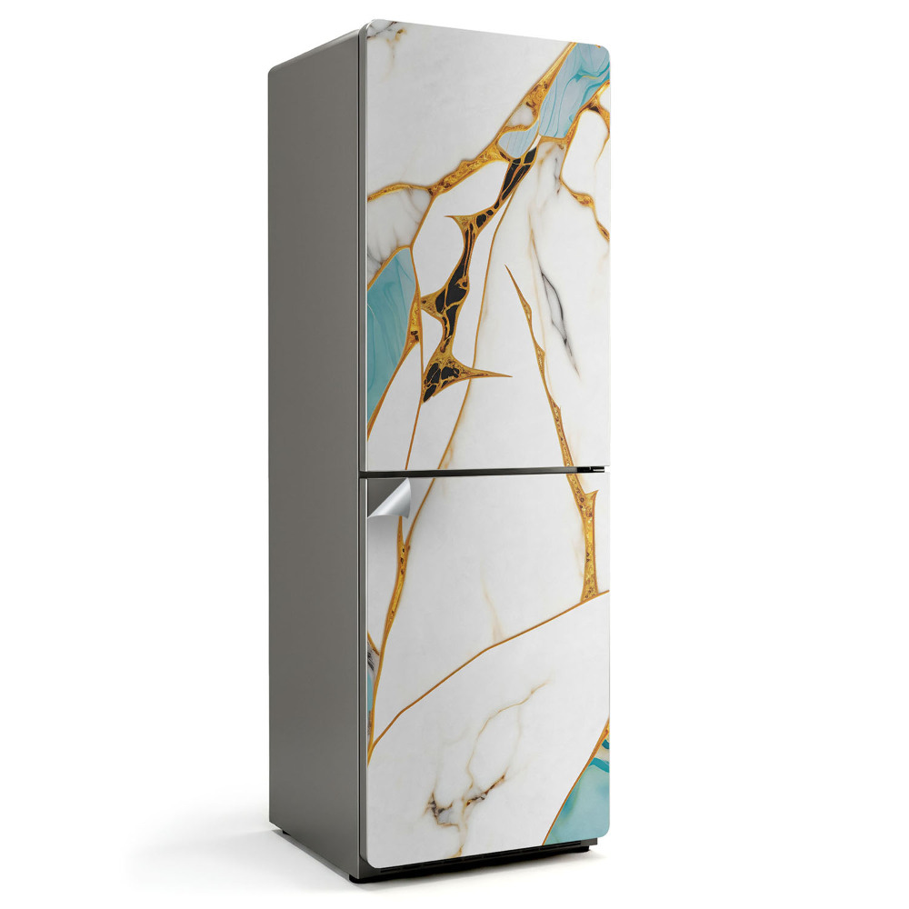 Nalepka na lodówkę Abstrakcyjny wzór marmuru