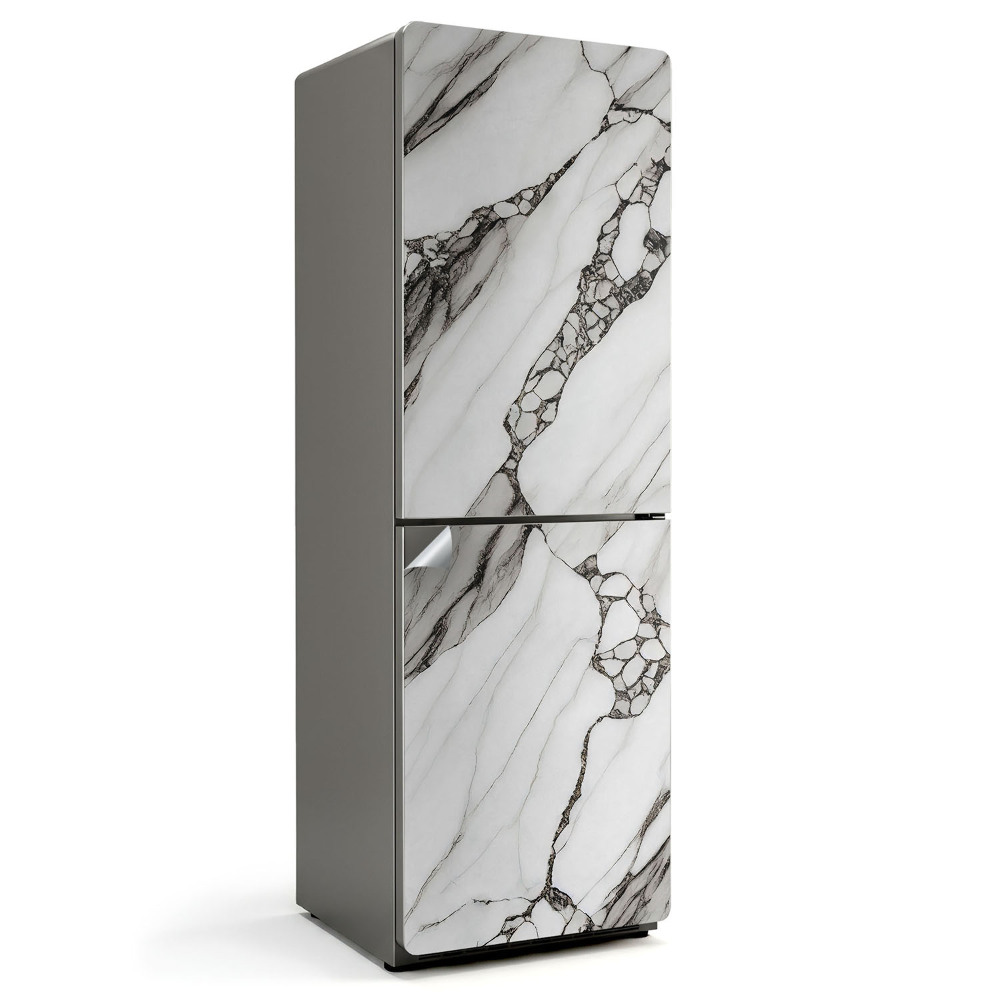 Nalepka na lodówkę Wzór marmurowy z żyłkami