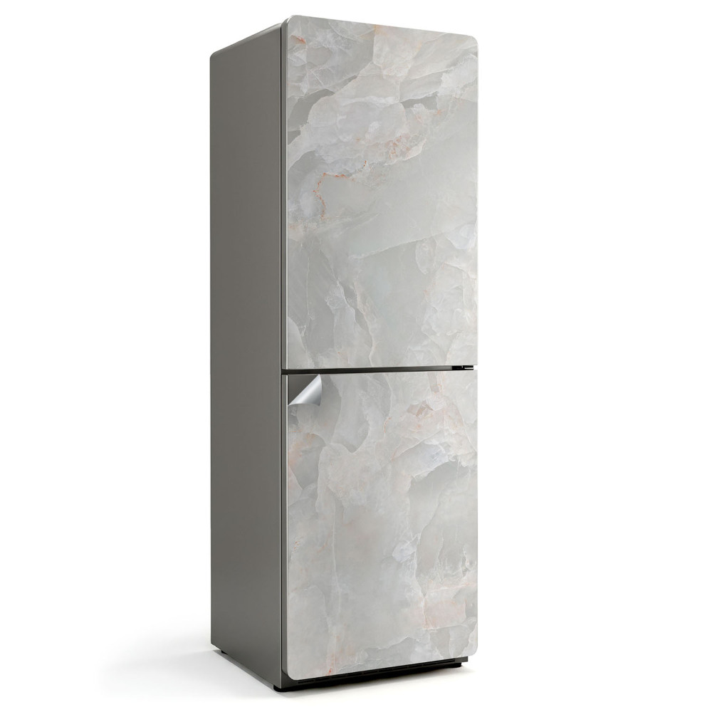 Okleina na lodówkę Wzór marmurowy z żyłkami