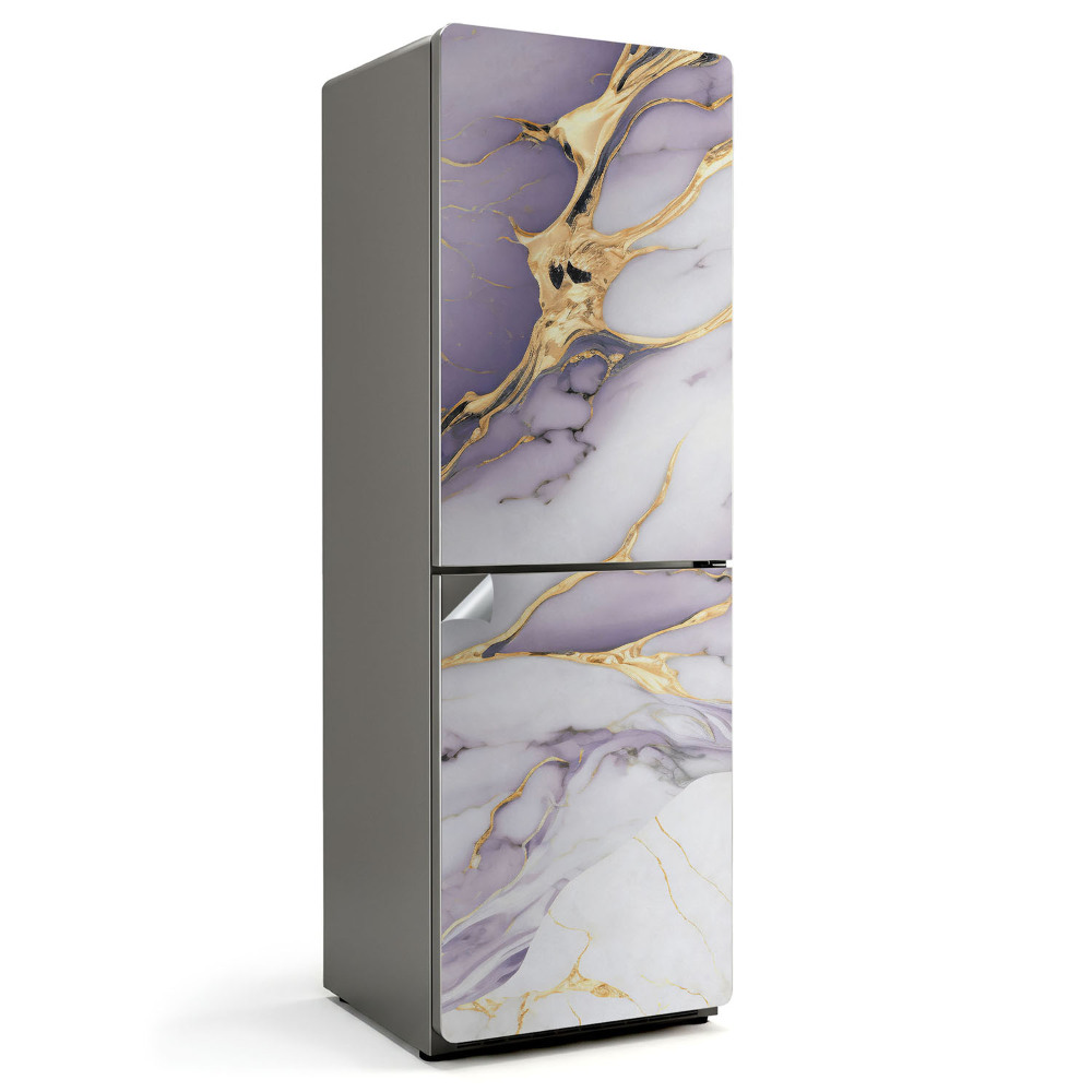 Nalepka na lodówkę Elegancki marmurowy wzór