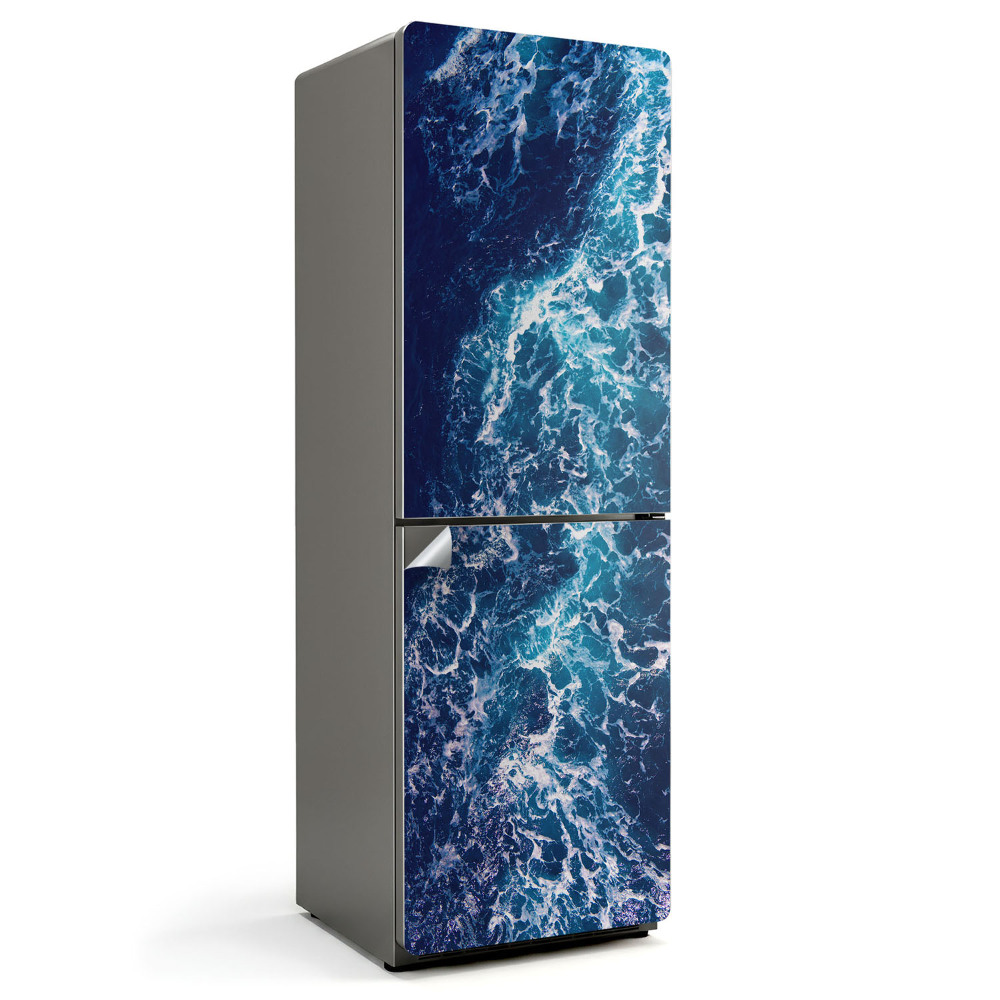 Nalepka na lodówkę Dynamiczne fale wody