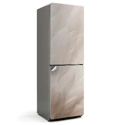 Okleina na lodówkę Zbliżenie na delikatne pióra