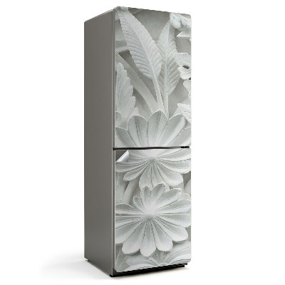 Nalepka na lodówkę Wzór kwiatowy reliefu