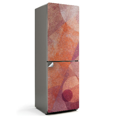 Nalepka na lodówkę Abstrakcyjny wzór z kręgami