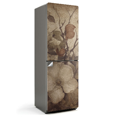 Okleina na lodówkę Wypłowiała kwiatowa kompozycja