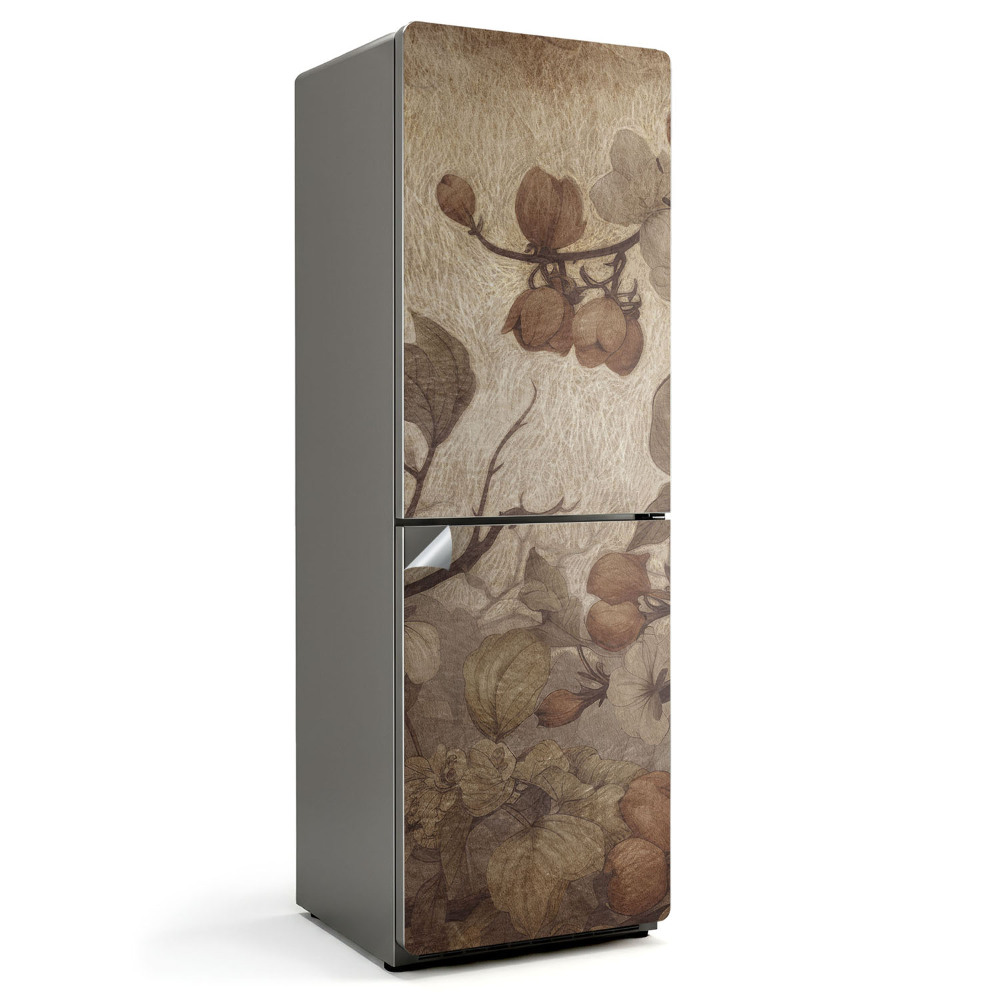 Naklejka na lodówkę Wypłowiała kwiatowa kompozycja