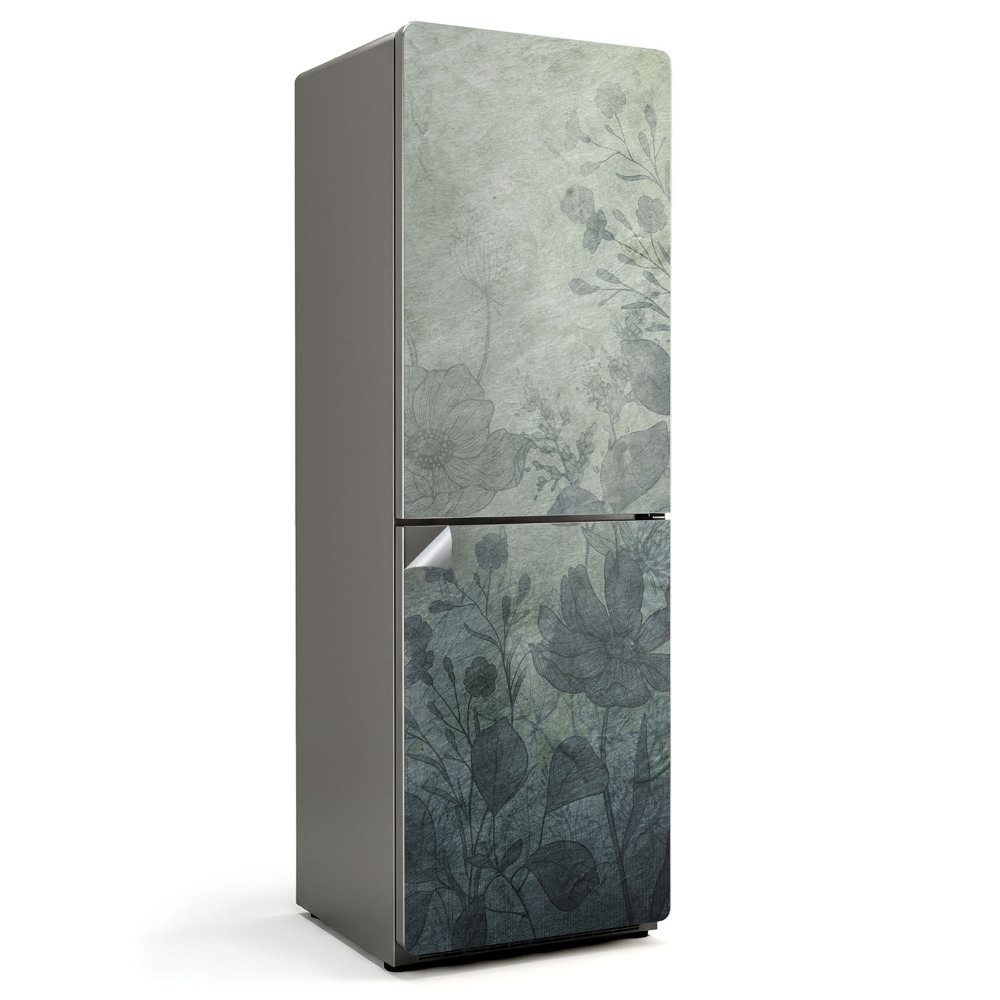 Okleina na lodówkę Delikatny kwiatowy wzór