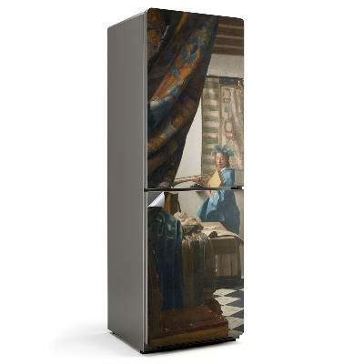 Naklejka na lodówkę Alegoria malarstwa Jan Vermeer