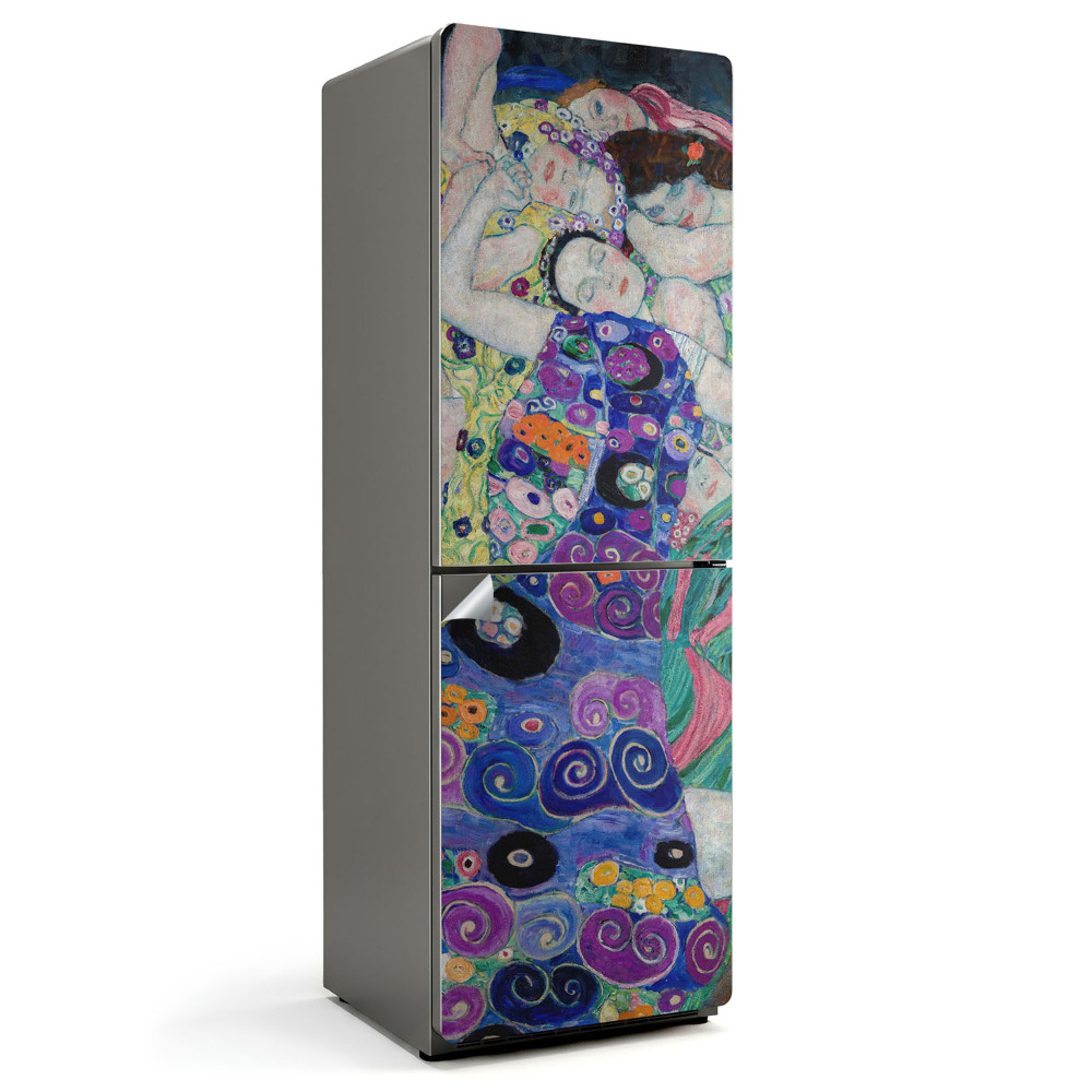 Nalepka na lodówkę Obraz Dziewica Gustav Klimt