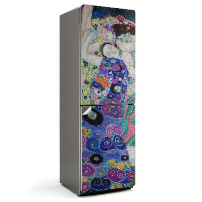 Nalepka na lodówkę Obraz Dziewica Gustav Klimt