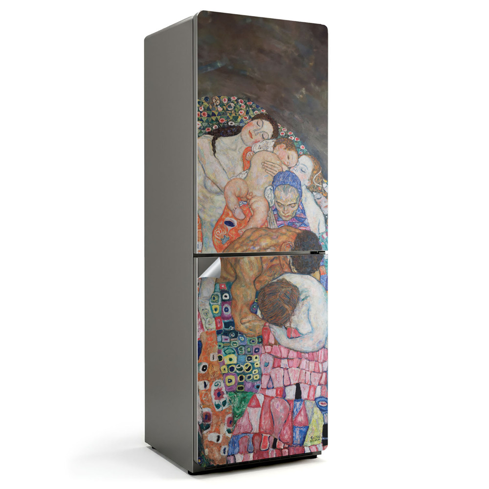 Nalepka na lodówkę Śmierć i życie Gustav Klimt