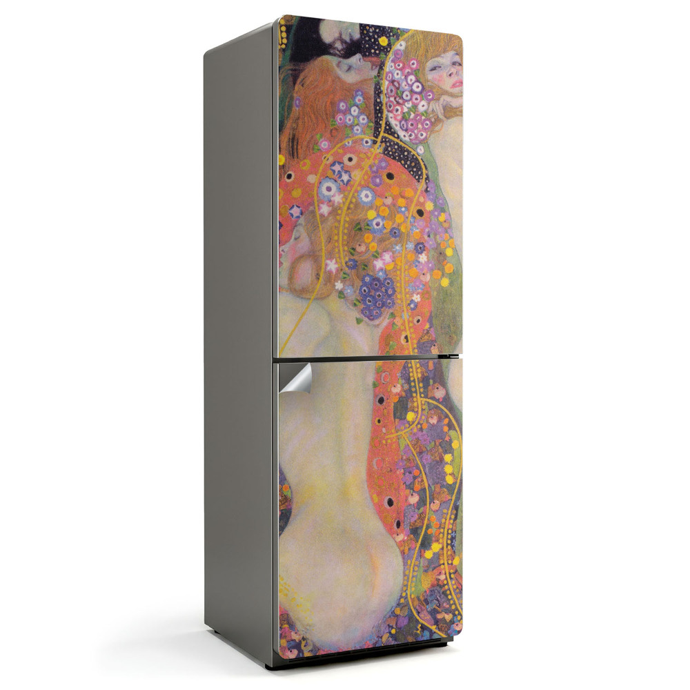 Okleina na lodówkę Węże wodne Gustav Klimt