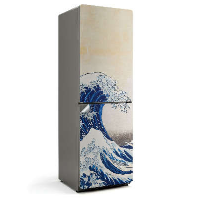 Naklejka na lodówkę Wielka fala w Kanagawie