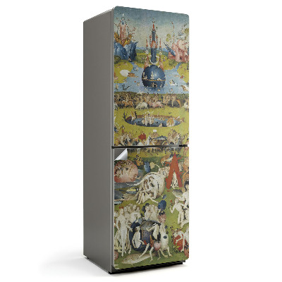 Nalepka na lodówkę Ogród rozkoszy ziemskich Bosch