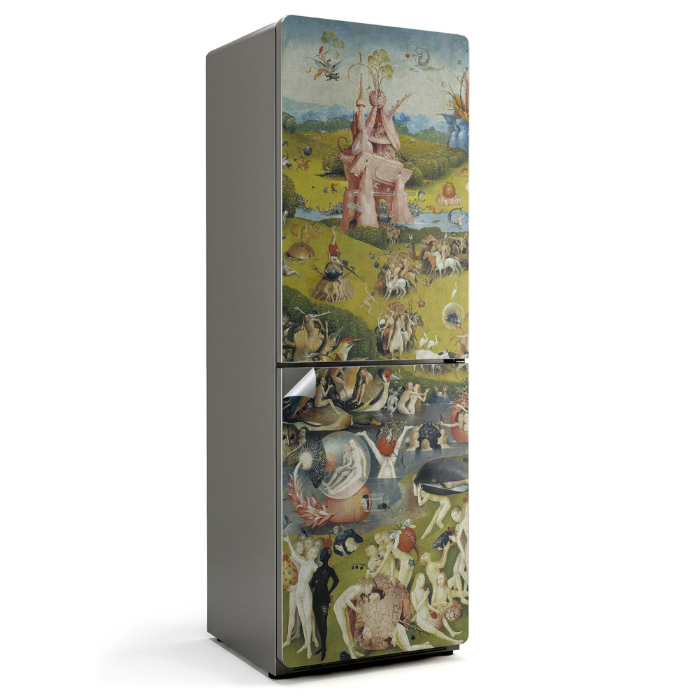 Naklejka na lodówkę Ogród rozkoszy ziemskich Bosch