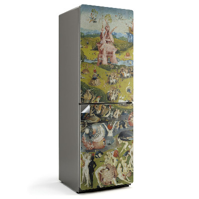 Naklejka na lodówkę Ogród rozkoszy ziemskich Bosch