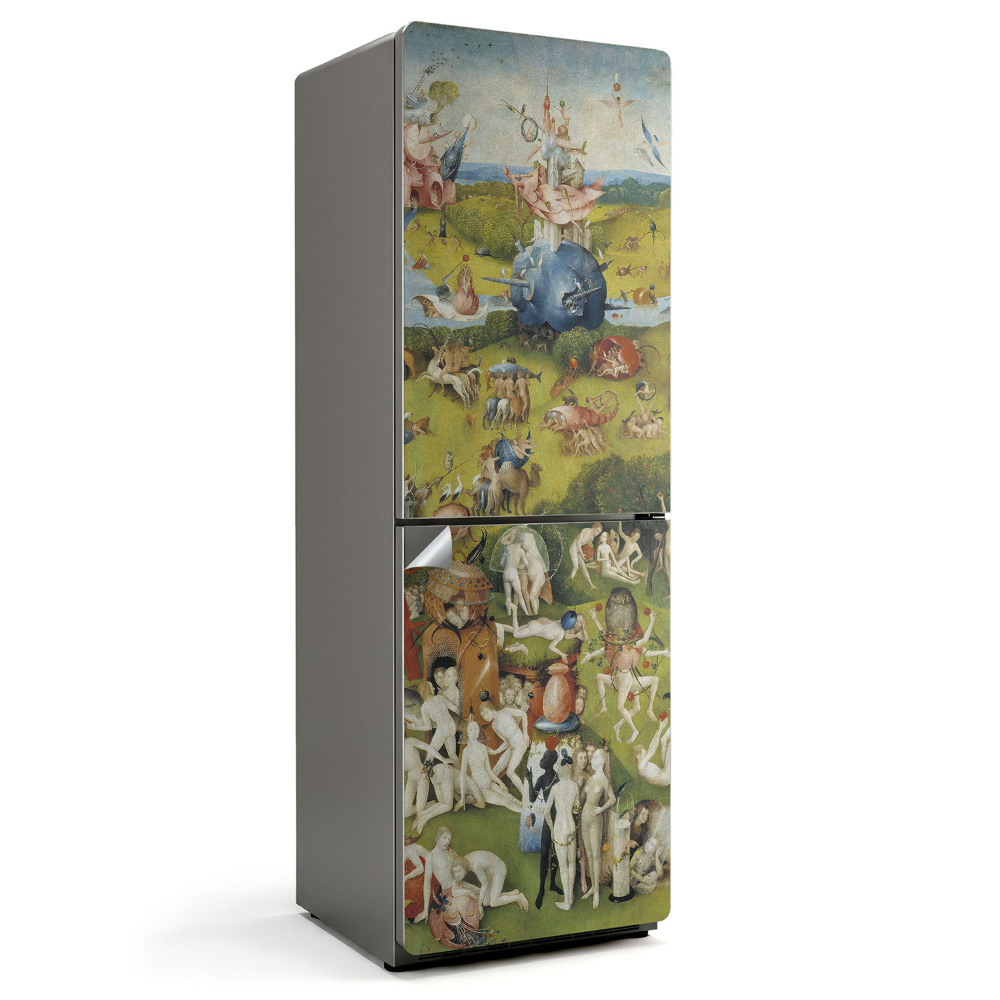 Nalepka na lodówkę Ogród rozkoszy ziemskich Bosch