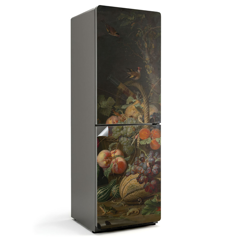 Okleina na lodówkę Martwa natura obraz olejny