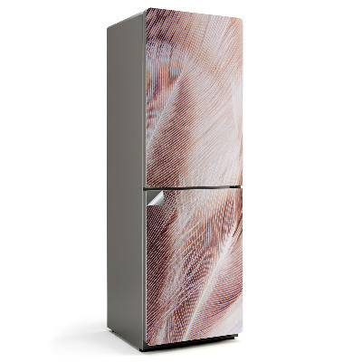 Nalepka na lodówkę Delikatne pióra w zbliżeniu