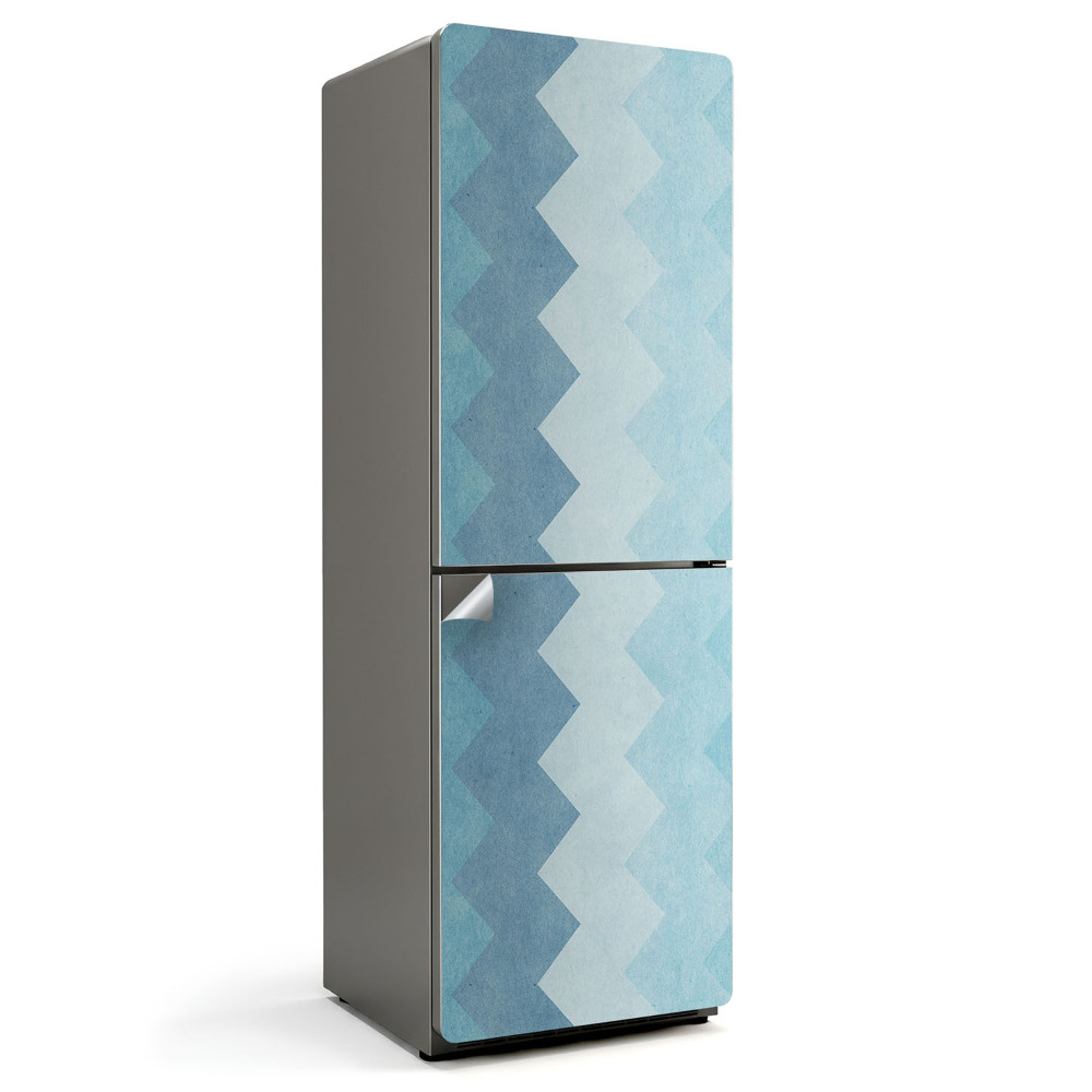 Nalepka na lodówkę Zygzakowaty wzór w pionie