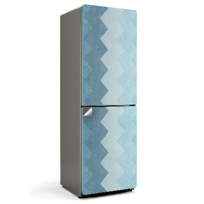 Nalepka na lodówkę Zygzakowaty wzór w pionie