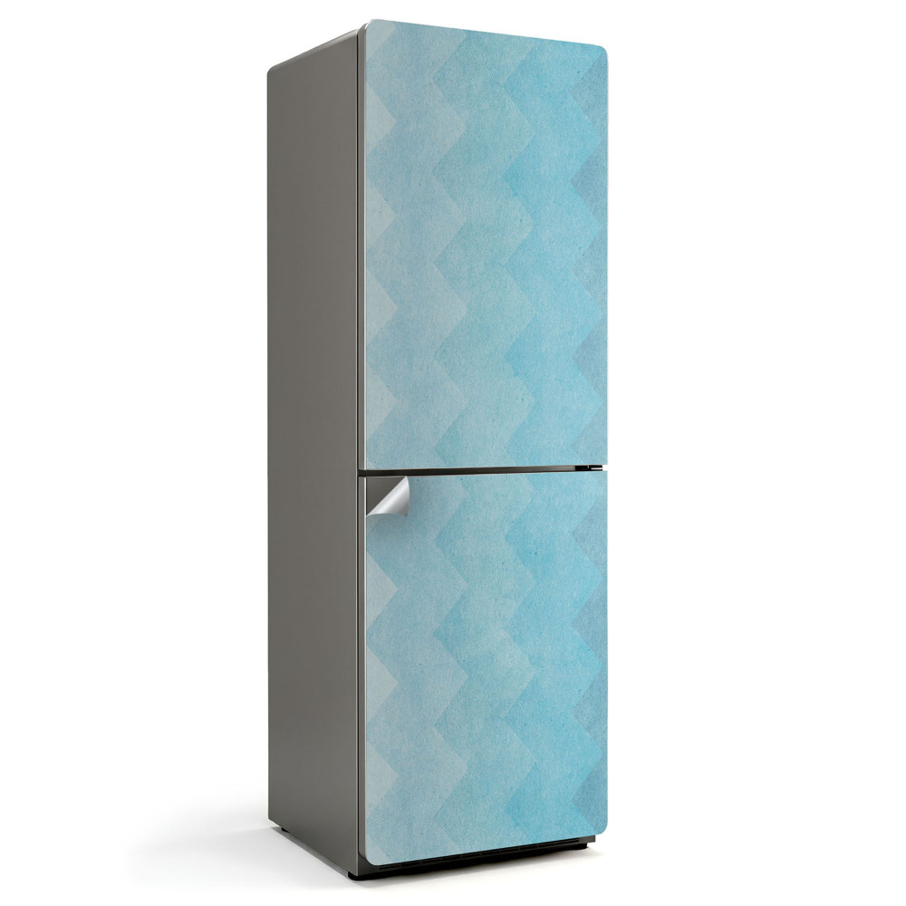 Okleina na lodówkę Zygzakowaty wzór w pionie