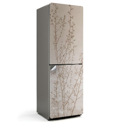 Okleina na lodówkę Delikatne gałązki roślin