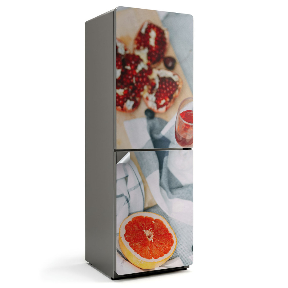 Nalepka na lodówkę Owocowa kompozycja na stole