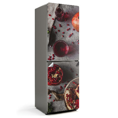 Nalepka na lodówkę Owocowe detale i napój