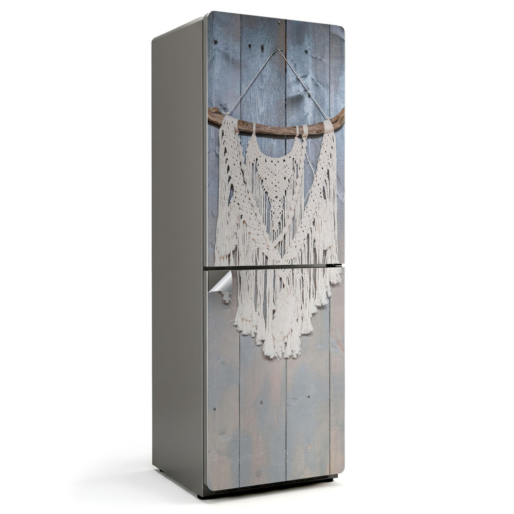 Okleina na lodówkę Makrama z frędzlami