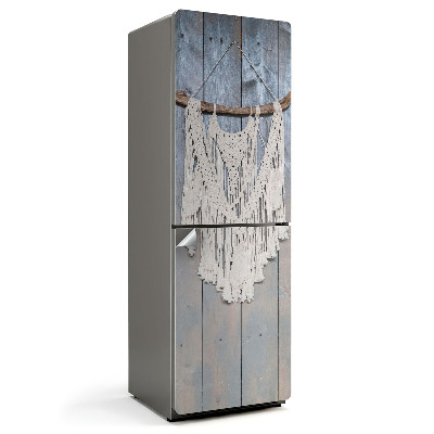 Okleina na lodówkę Makrama z frędzlami