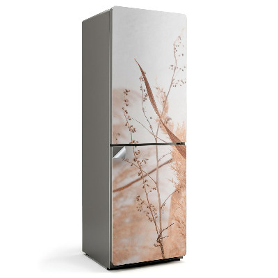 Nalepka na lodówkę Delikatne roślinne akcenty