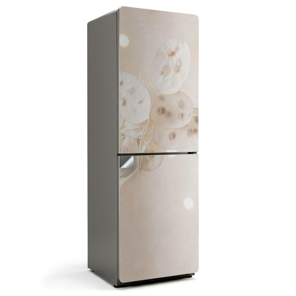 Nalepka na lodówkę Delikatne liście z nasionami