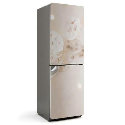 Nalepka na lodówkę Delikatne liście z nasionami