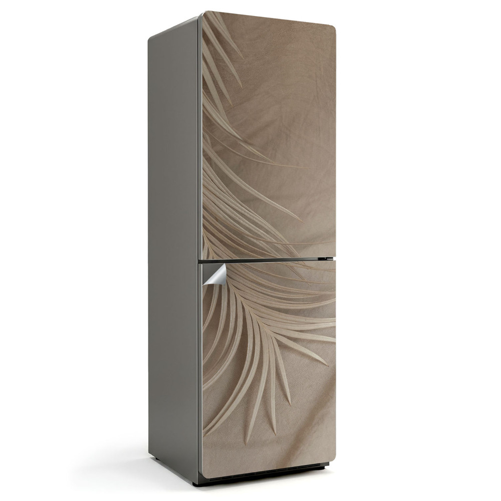 Okleina na lodówkę Eleganckie liście palmy