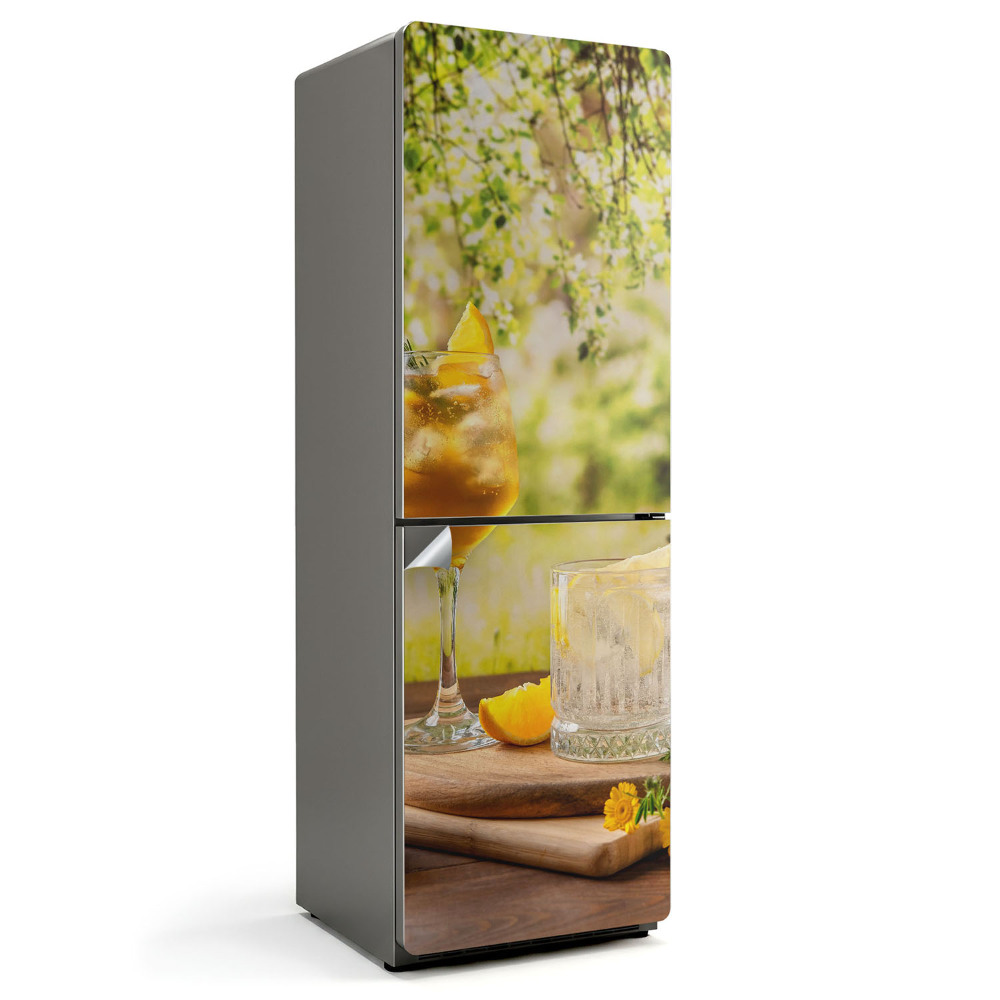 Nalepka na lodówkę Orzeźwiające napoje w plenerze